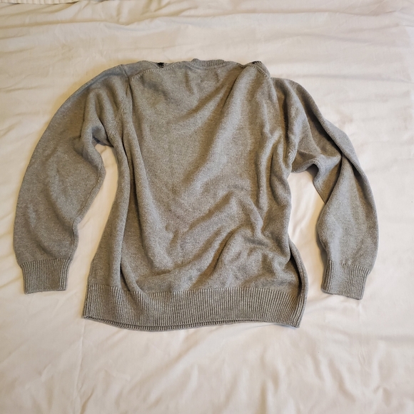 International Waters Men's Sweater, Black Gray, XL - Picture 7 of 10